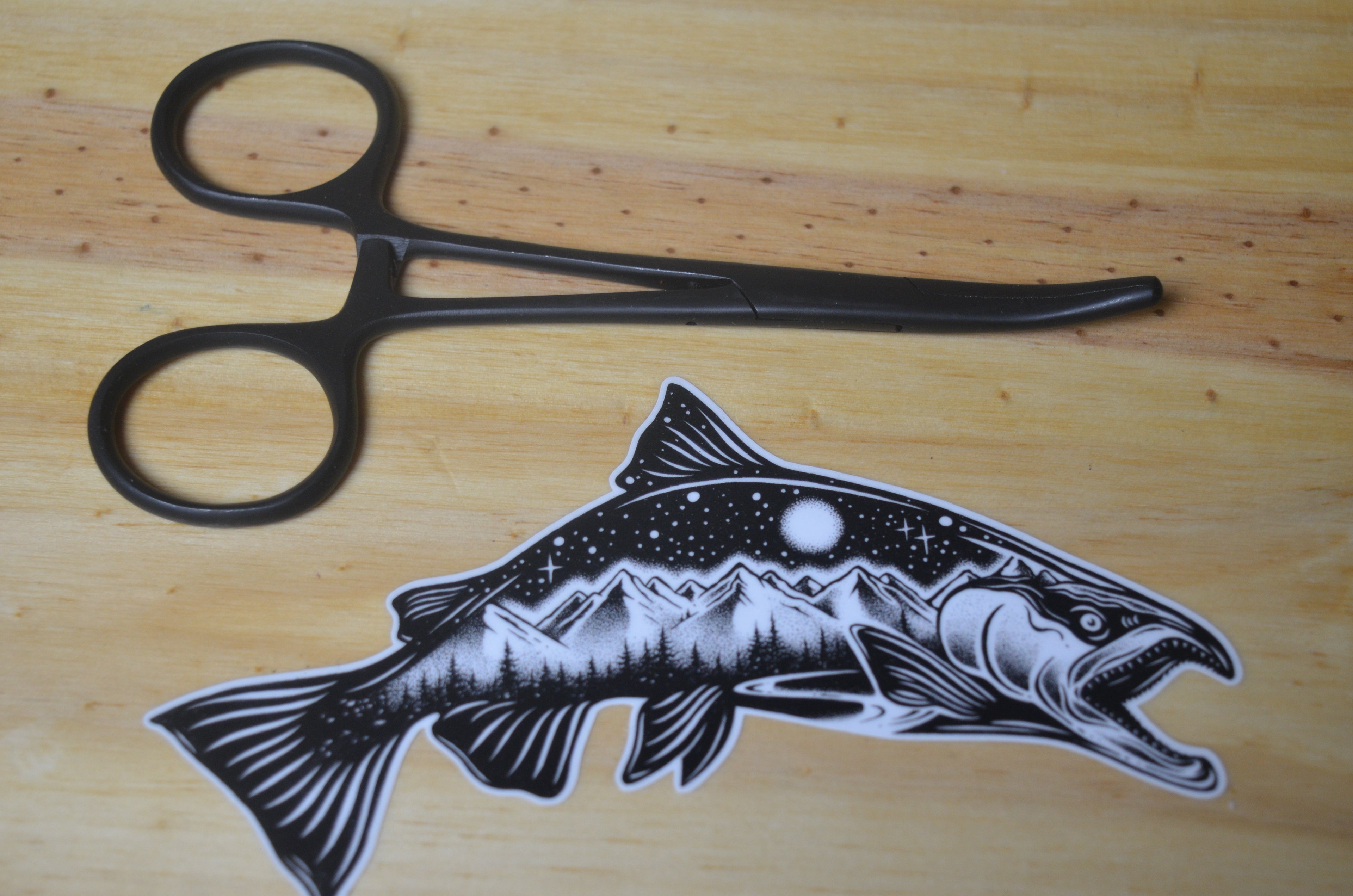 Zepher 5.5" curved forceps